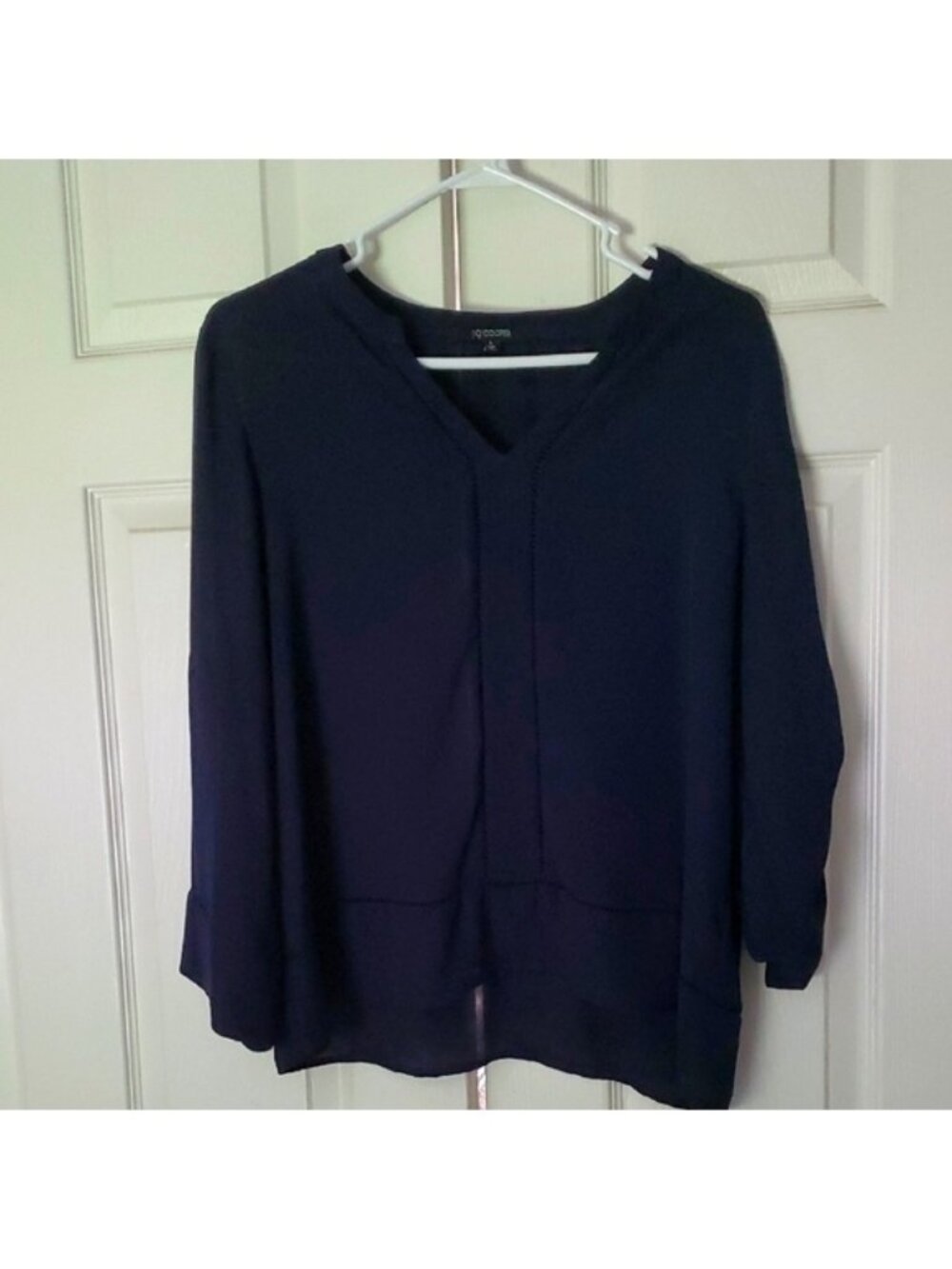 19 Cooper Navy Blue Blouse Large